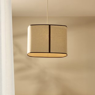 Dolce hanglamp, kalksteenbeige MARKET SET - Eetkamer - Designer - Stof - 1 lamp