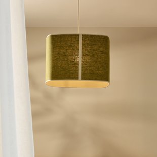 Dolce hanglamp, avocadogroen MARKET SET - Eetkamer - Designer - Stof - 1 lamp