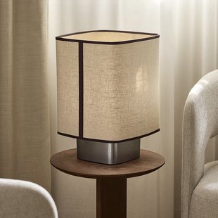 Dolce tafellamp, kalksteenbeige MARKET SET - Woonkamer - Designer - Stof - 1 lamp