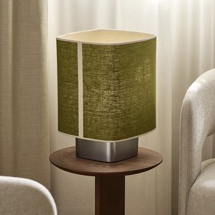 Dolce tafellamp, avocadogroen MARKET SET - Woonkamer - Designer - Stof - 1 lamp