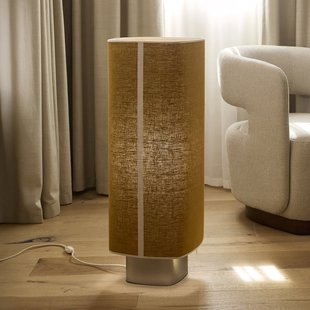 Dolce vloerlamp, currygeel MARKET SET - Woonkamer - Designer - Stof - 1 lamp