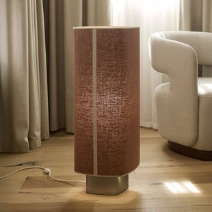 Dolce vloerlamp, kurkbruin MARKET SET - Woonkamer - Designer - Stof - 1 lamp