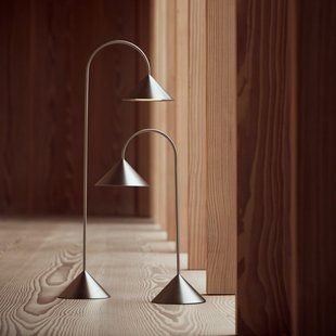 LED vloerlamp op accu Grasp, roestvrij staal, hoogte 72 cm FRANDSEN - Balkon - Designer - 1 lamp