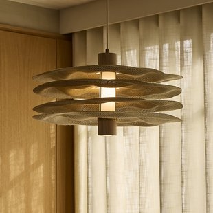 Rivage hanglamp, Ø 58 cm MARKET SET - Eetkamer - Designer - Stof - 1 lamp