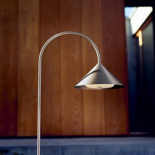 Grasp LED grondspies lamp, roestvrij staal, hoogte 82 cm, metaal FRANDSEN - Designer - 1 lamp