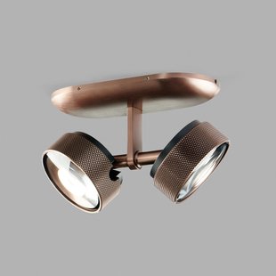 Cosmo C2 LED plafondspot, roségoud, CCT, 2-lamps LIGHT-POINT - Woonkamer - Designer - Aluminium - Meerdere lampen