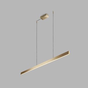 Edge Linear S1500 LED hanglamp, messing, CCT LIGHT-POINT - Werkkamer / Kantoor - Designer - Aluminium - Meerdere lampen