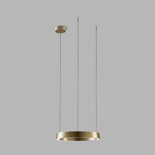 Edge Round LED hanglamp, messing, Ø40cm, CCT LIGHT-POINT - Keuken - Designer - Aluminium - Rond