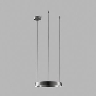 Edge Round LED hanglamp titaniumgrijs Ø40cm, CCT LIGHT-POINT - Keuken - Designer - Aluminium - Rond