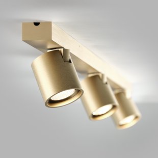 Focus L900 LED-spot messing, 90 cm, CCT, 3-lamps LIGHT-POINT - Gang / Hal - Designer - Aluminium - Meerdere lampen