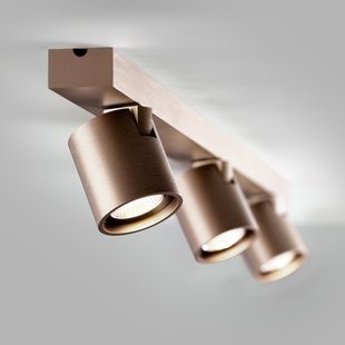 Focus L900 LED-spot roségoud 90 cm, CCT, 3-lamps - Light-Point - Gang / Hal - Designer - Aluminium - Meerdere lampen