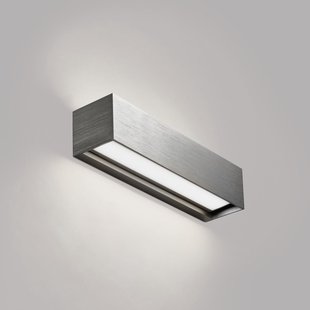 Linea W2 LED wandlamp titaniumgrijs 30 cm CCT IP54 LIGHT-POINT - Woonkamer - Designer - Aluminium - Meerdere lampen
