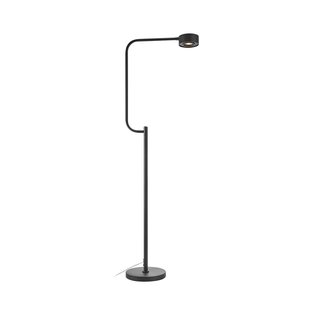 Hugo LED vloerlamp, zwart, ijzer, hoogte 130 cm, dimbaar Markslöjd - Werkkamer / Kantoor - Metaal - 1 lamp