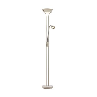 Modu LED uplighter, beige, ijzer, leeslampje, hoogte 180 cm, dimbaar Markslöjd - Woonkamer - Metaal - Meerdere lampen