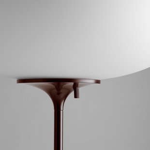 Stemlite vloerlamp, zwart-rood, hoogte 110 cm, dimbaar GUBI - Woonkamer - Designer - Metaal - 1 lamp