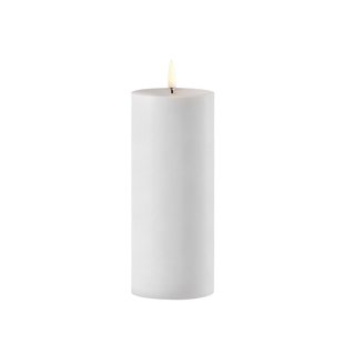 PILLAR Maxi Outdoor LED-kaars H 30 cm, IPX5 Uyuni Lighting - Woonkamer - Designer - Kunststof - 1 lamp