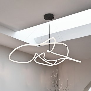 Ghost LED hanglamp, 155 cm, neon 101 COPENHAGEN - Woonkamer - Designer - Aluminium - 1 lamp