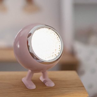 Norbitt 1.0 LED-bureaulamp op batterijen roze 3.000 K MR. WATTSON - Woonkamer - Modern - Aluminium - Bol