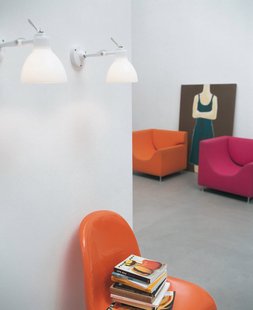 Luxy H0 wandlamp wit/mat wit, metaal Rotaliana - Woonkamer - Designer - 1 lamp