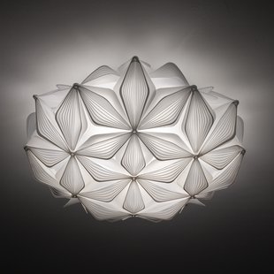 C'EST LA VIE plafondlamp, wit, Ø 47 cm, 2-lamps C'EST LA VIE Slamp - Woonkamer - Designer - Kunststof - Zonder afstand