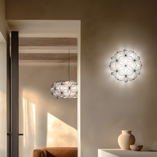 C'EST LA VIE plafondlamp, zwart, Ø 34 cm, 2-lamps C'EST LA VIE Slamp - Woonkamer - Designer - Kunststof - Zonder afstand