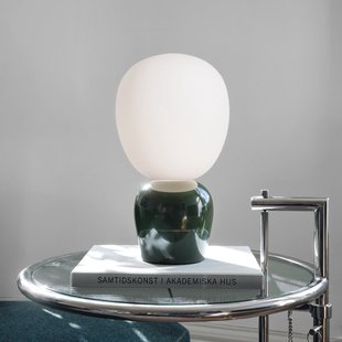 Buddy tafellamp, groen, metaal/glas, hoogte 33,5 cm Belid - Woonkamer - Designer - Bol