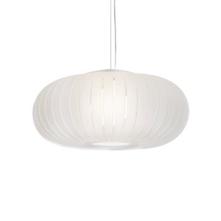 Hanglamp Teresa Frozen, ijsblauw, Ø 50 cm, E27 Kartell - Woonkamer - Designer - Kunststof - 1 lamp