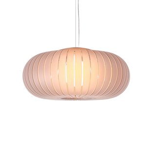 Hanglamp Teresa Frozen, roze, Ø 50 cm, E27 Kartell - Woonkamer - Designer - Kunststof - 1 lamp
