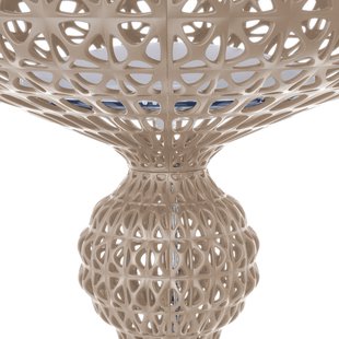 LED vloerlamp Kabuki, duifgrijs, 166 cm, dimbaar Kartell - Woonkamer - Designer - Kunststof - 1 lamp