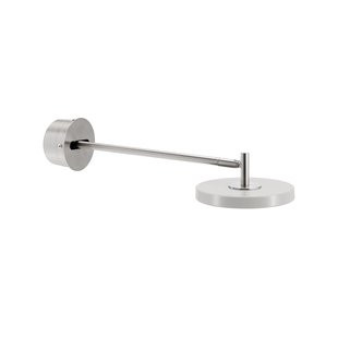Asteria Long LED wandlamp, grijs, staal, vaste aansluiting UMAGE - Woonkamer - Designer - Metaal - 1 lamp