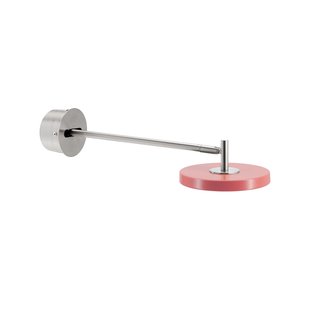Asteria Long LED wandlamp, roze, staal, vaste aansluiting UMAGE - Woonkamer - Designer - Metaal - 1 lamp