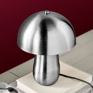 HDRoomie tafellamp, geborsteld zilver, metaal House Doctor - Woonkamer - 1 lamp