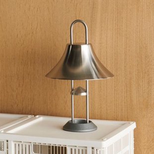 LED-zaklamp met karabijnhaak, staal, 31 cm, IP44 Mousqueton HAY - Designer - Metaal - 1 lamp