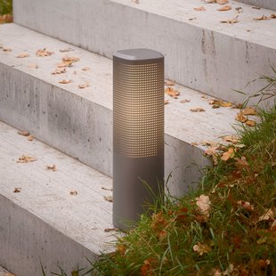 Sidara Seaside sokkellamp, antraciet, IP54, E27 Nordlux - Modern - Aluminium - 1 lamp