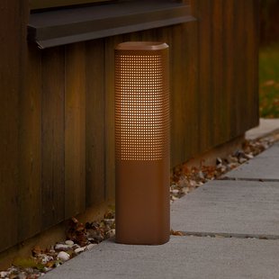Sidara Seaside sokkellamp, bruin, IP54, E27 Nordlux - Modern - Aluminium - 1 lamp