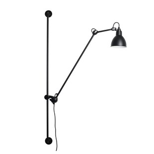 214 wandlamp Round zwart/koper 214 Round Lampe Gras - Woonkamer - Designer - Metaal - 1 lamp