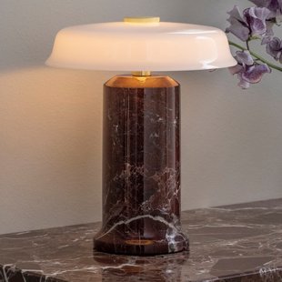 Trip No. 2 LED tafellamp op accu, marmer, glas DESIGN BY US - Balkon - Designer - Steen - 1 lamp
