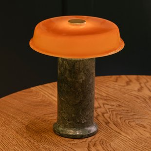 Trip No. 2 LED tafellamp op accu, marmer, glas DESIGN BY US - Balkon - Designer - Steen - 1 lamp