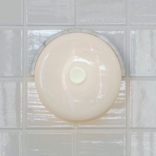 Trip LED wandlamp, wit gemarmerd/wit DESIGN BY US - Woonkamer - Designer - Steen - 1 lamp