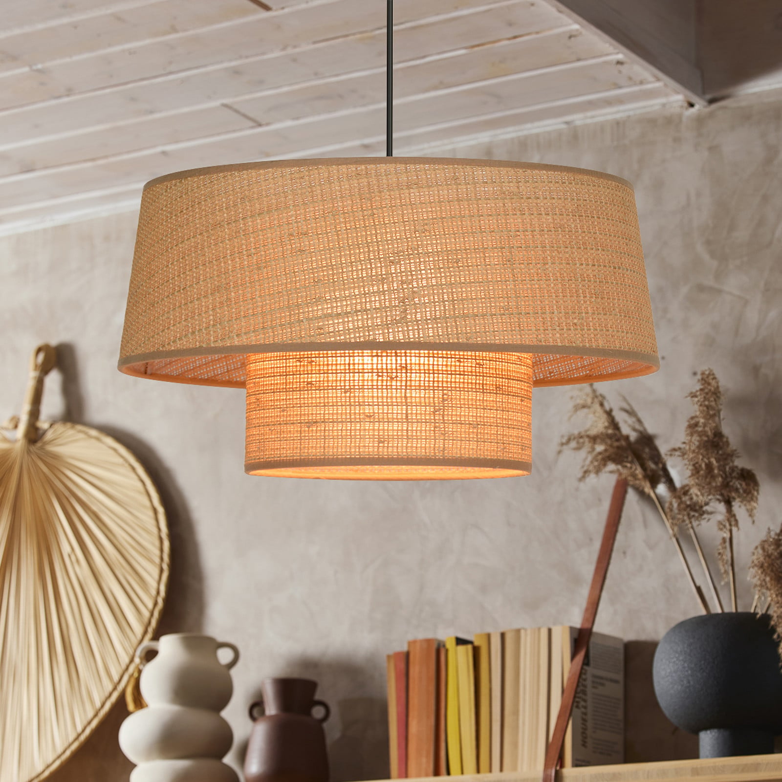 Mali hanglamp Jamaica Ø 38 cm papier COREP - Woonkamer - Papier / Karton - Met lampenkap