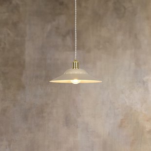 Louise hanglamp ivoorkleurig Ø 38 cm COREP - Woonkamer - Metaal - Met lampenkap