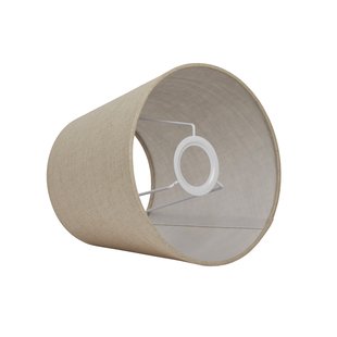 Basic rechte kap, beige, Ø 42 cm Basic straight Watt & Veke - Designer - Stof