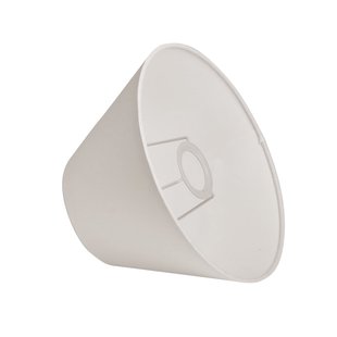 Basic brede kap, wit, Ø 25 cm Basic wide Watt & Veke - Designer - Stof