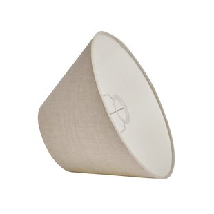 Basic brede kap, beige, Ø 30 cm Basic wide Watt & Veke - Designer - Stof