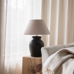 Basic brede kap, beige, Ø 35 cm Basic wide Watt & Veke - Designer - Stof
