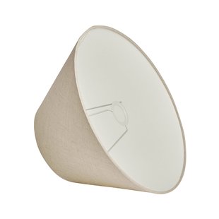 Basic brede kap, beige, Ø 40 cm Basic wide Watt & Veke - Designer - Stof