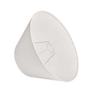 Basic brede kap, wit, Ø 40 cm Basic wide Watt & Veke - Designer - Stof