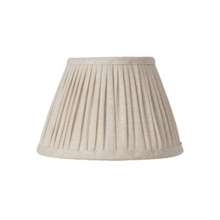 Ella kap, beige, Ø 20 cm, linnen Watt & Veke - Designer - Stof