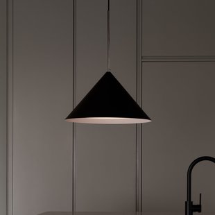 Kuro hanglamp, zwart, Ø45 cm, metaal, E27 Watt & Veke - Keuken - Designer - 1 lamp