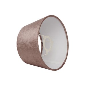 Lola kap, bruin, Ø 33 cm, fluweel Watt & Veke - Designer - Stof
